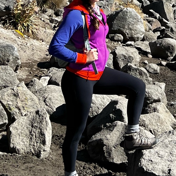 Purple, Blue, Orange North Face Hoodie. Sz S. - Picture 2 of 6